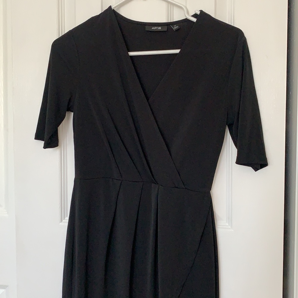 Strechy black black dress - Picture 2 of 7